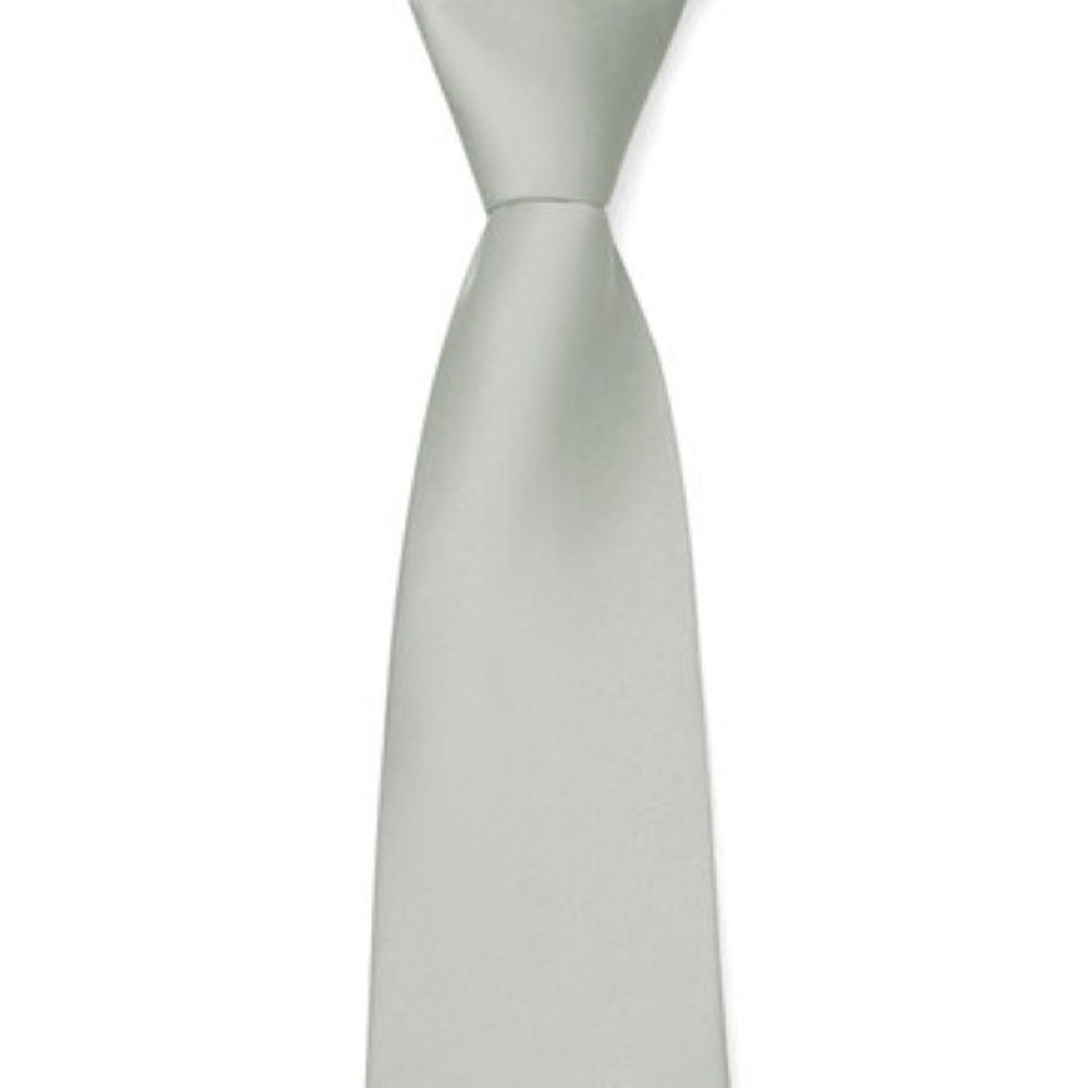 Azazie Gentlemen’s Collection Wide Ties Silver. Quantity of 4